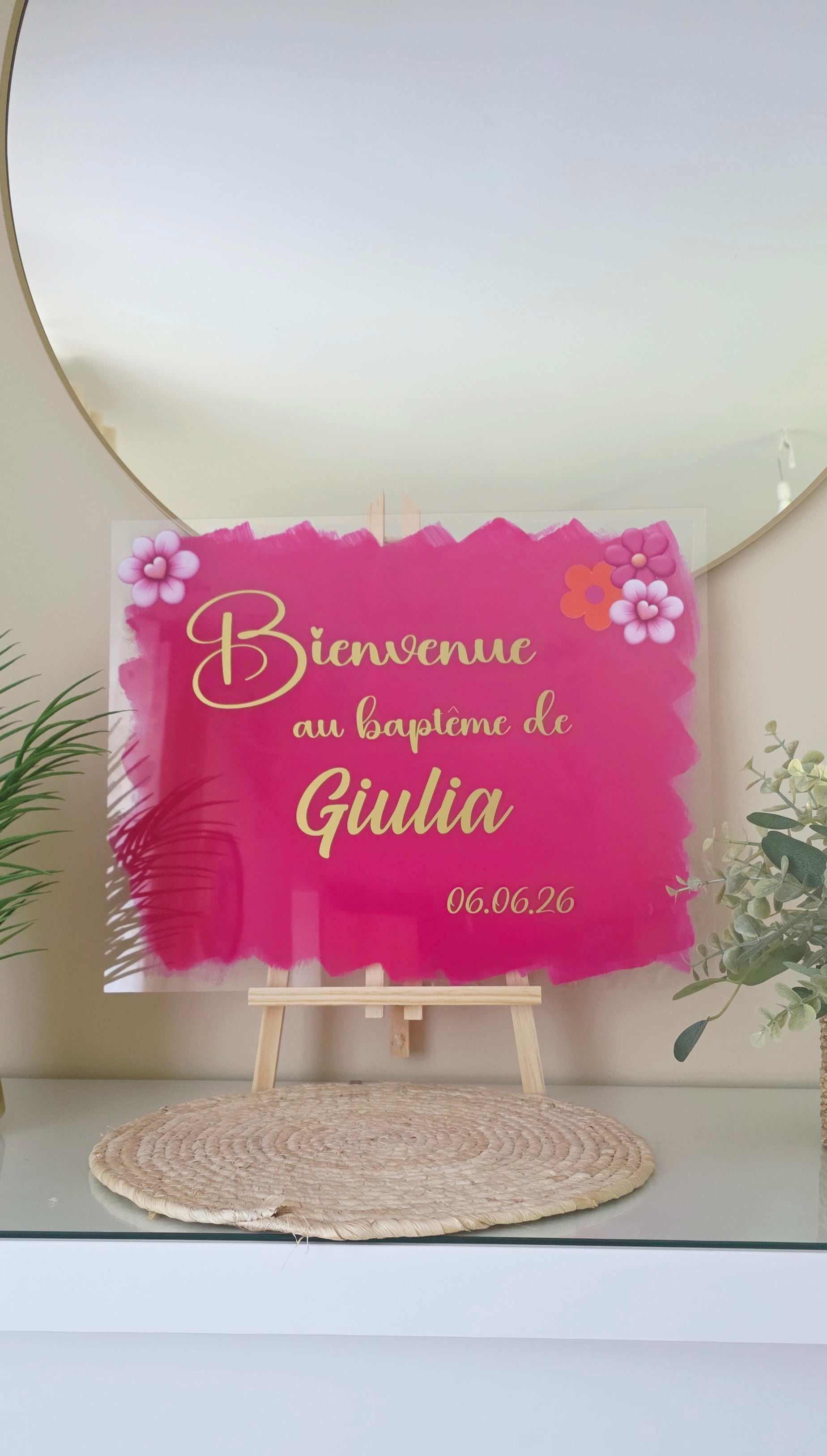 Panneau de bienvenue