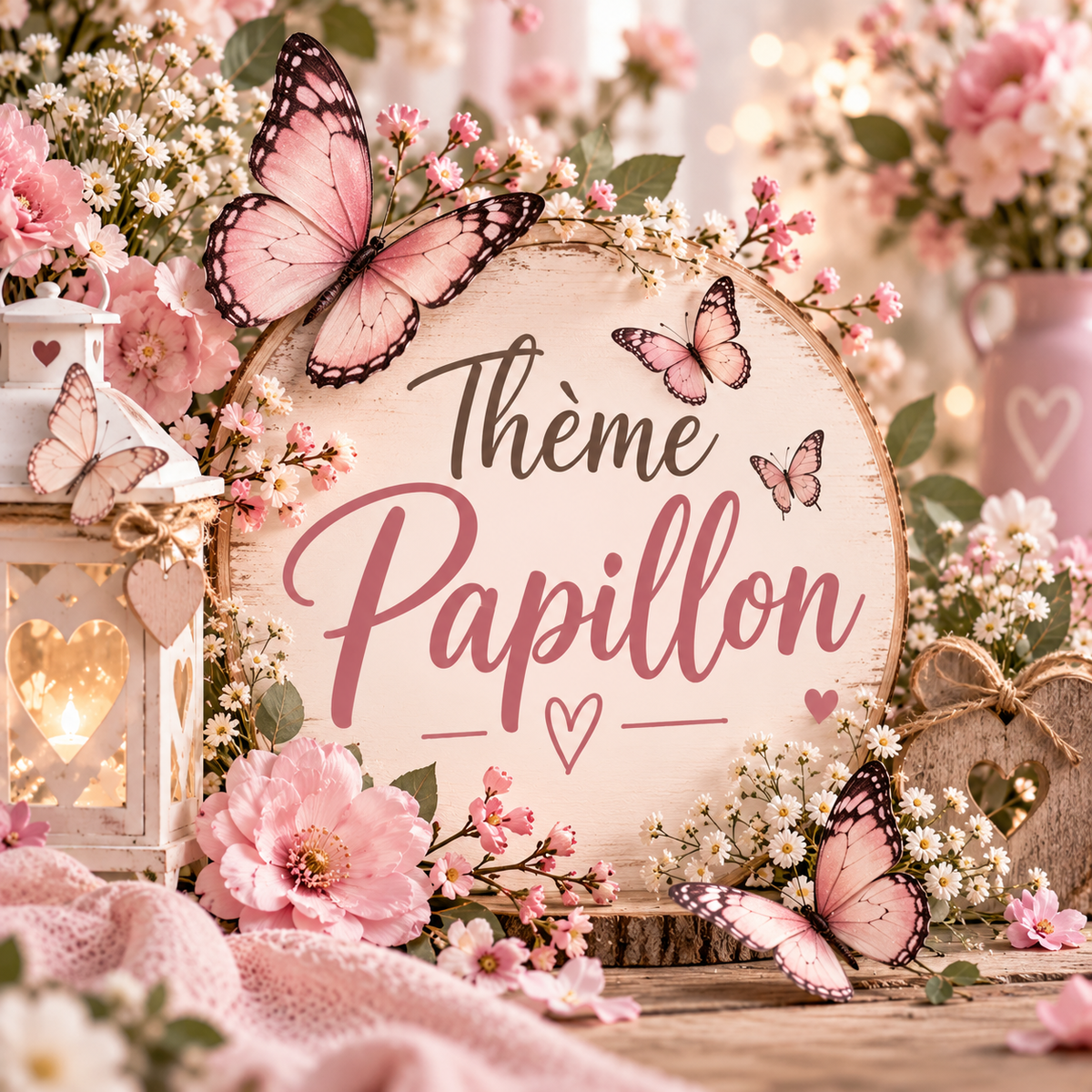 Baptême collection Papillon