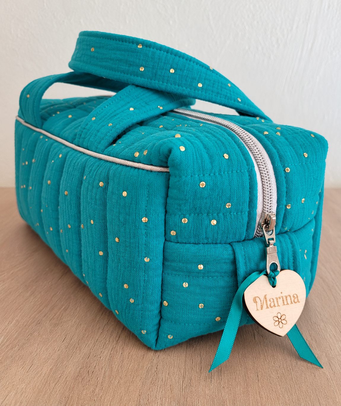 Trousse matelassée avec anses