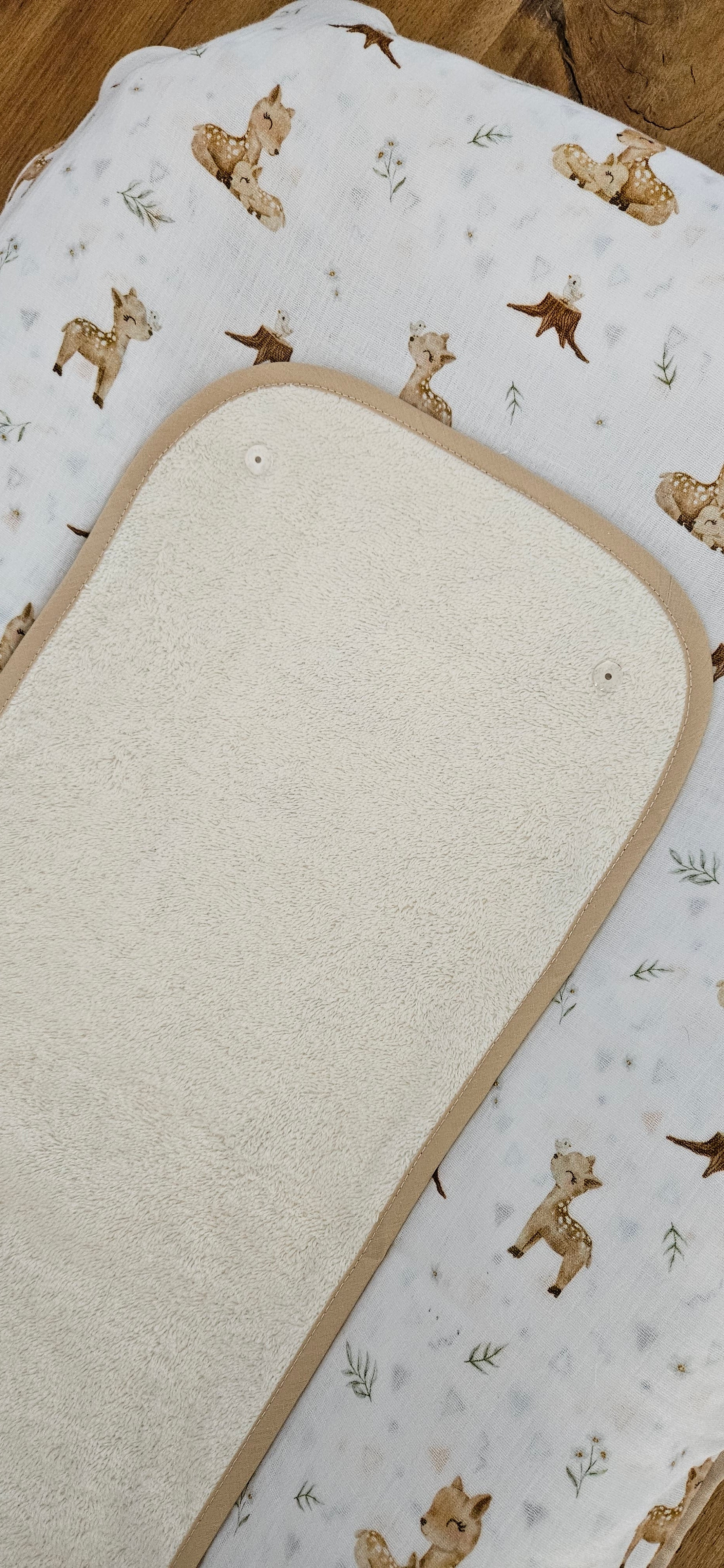 Protège matelas à langer "Biche"