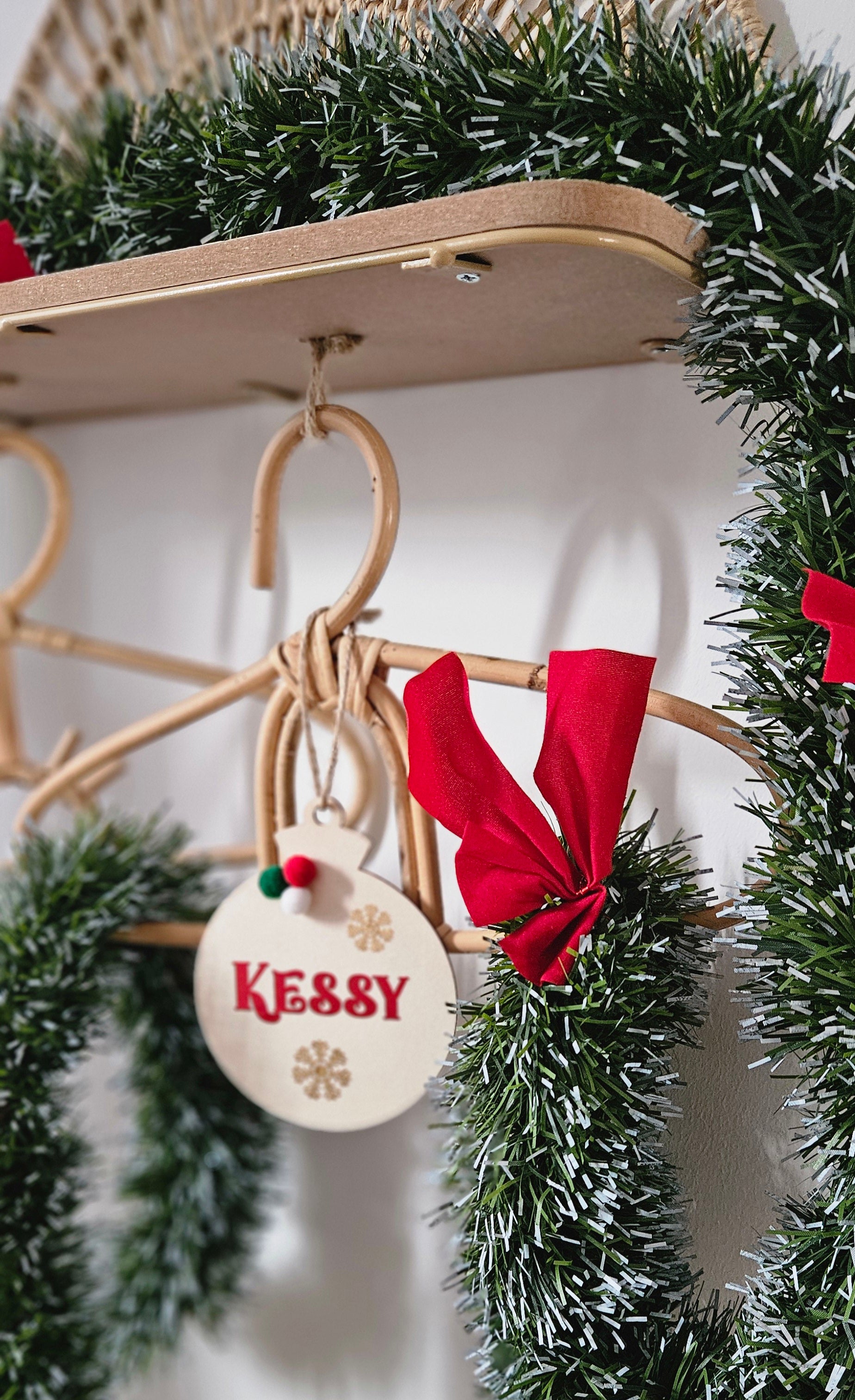 Boule plate en bois