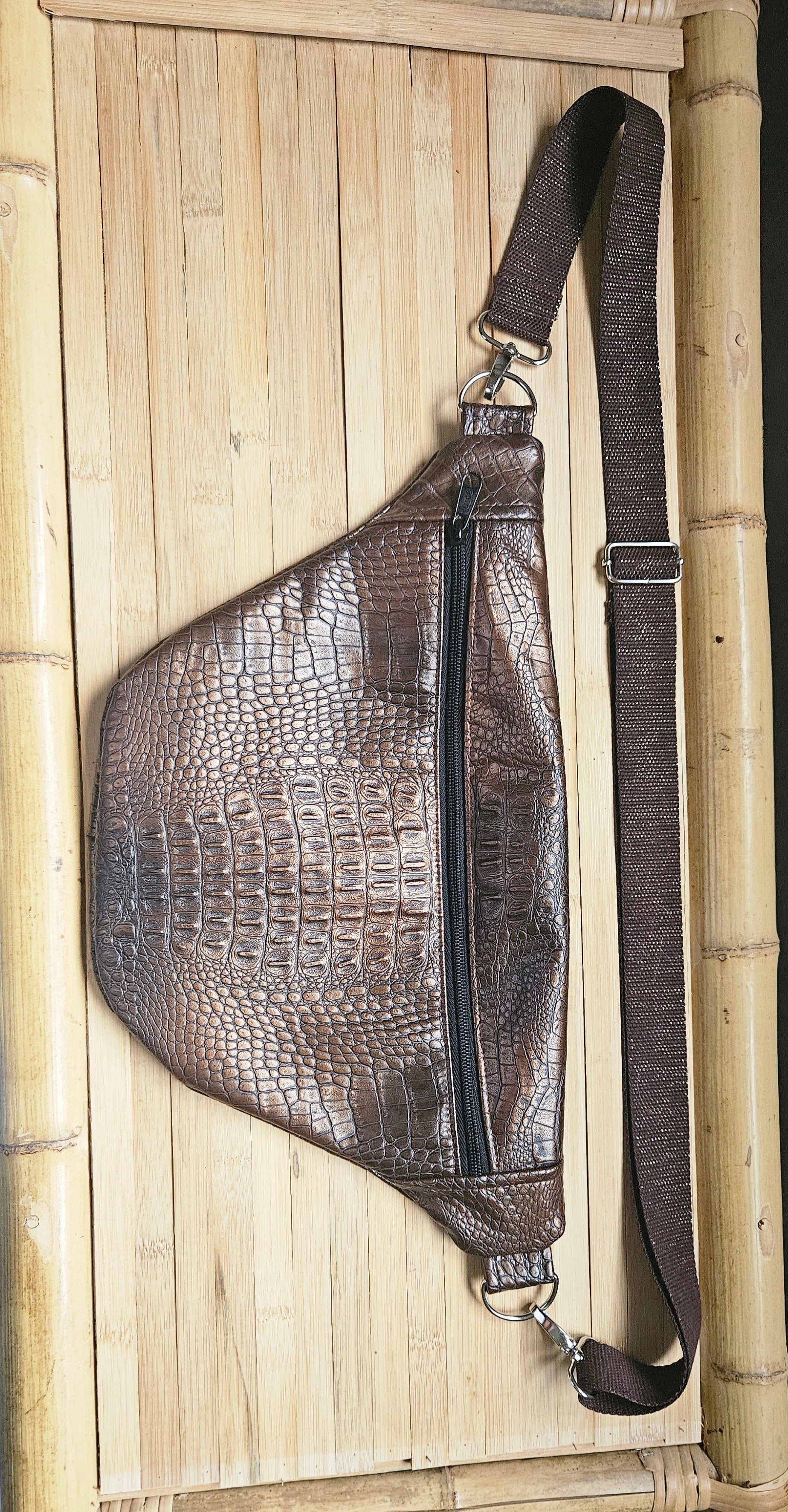 Sac banane simili cuir