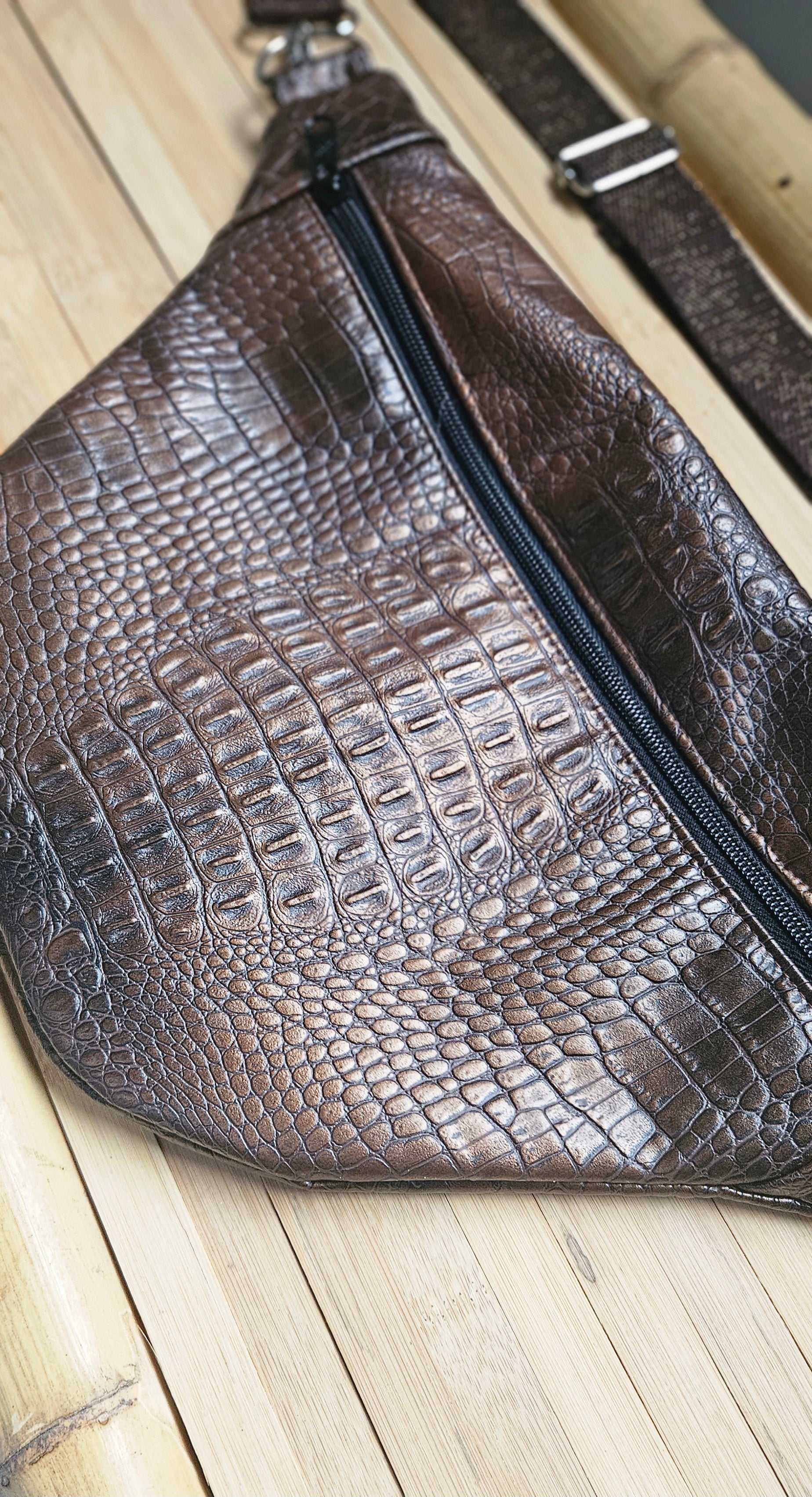 Sac banane simili cuir