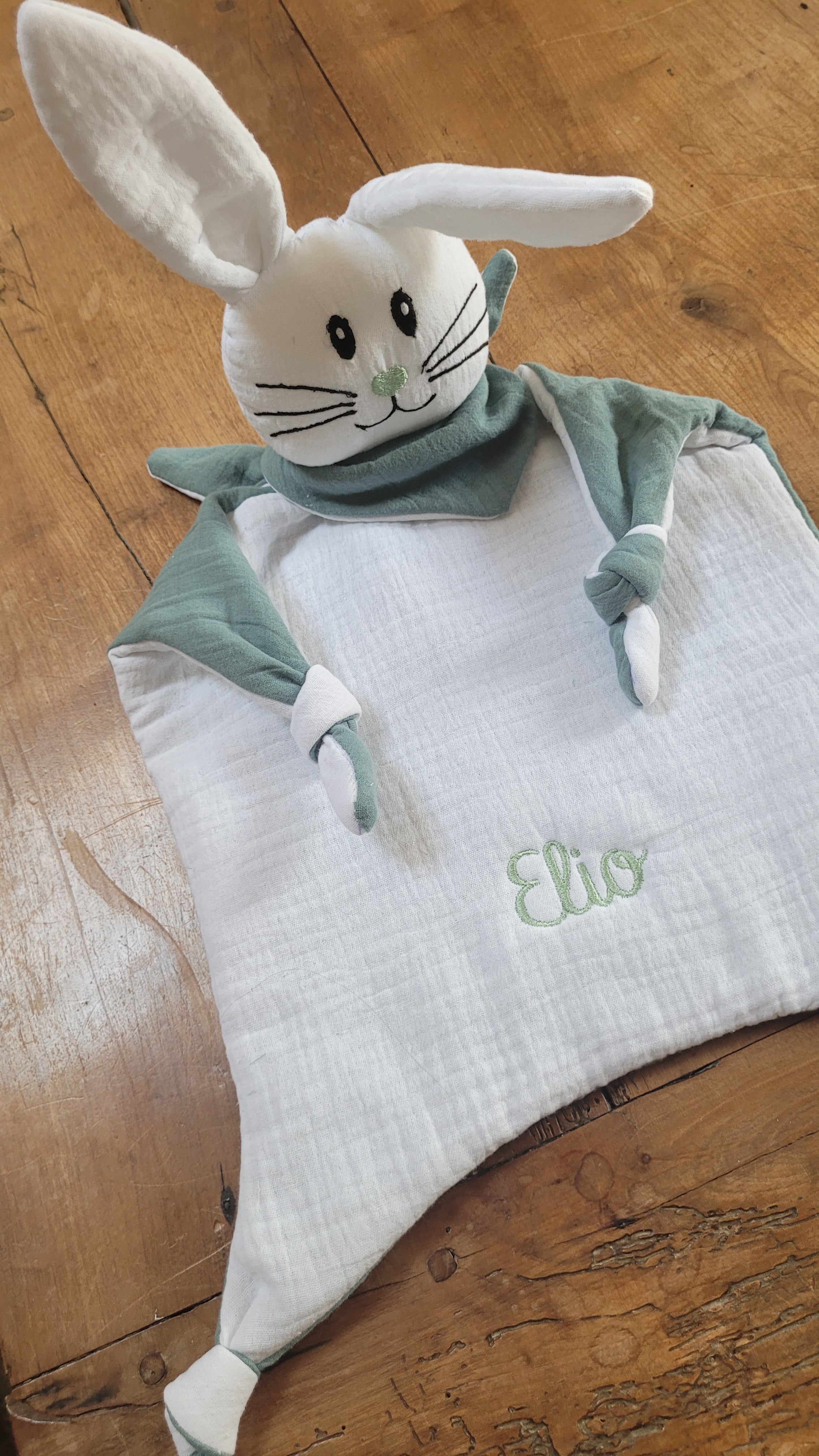 Doudou Lapin personnalisé