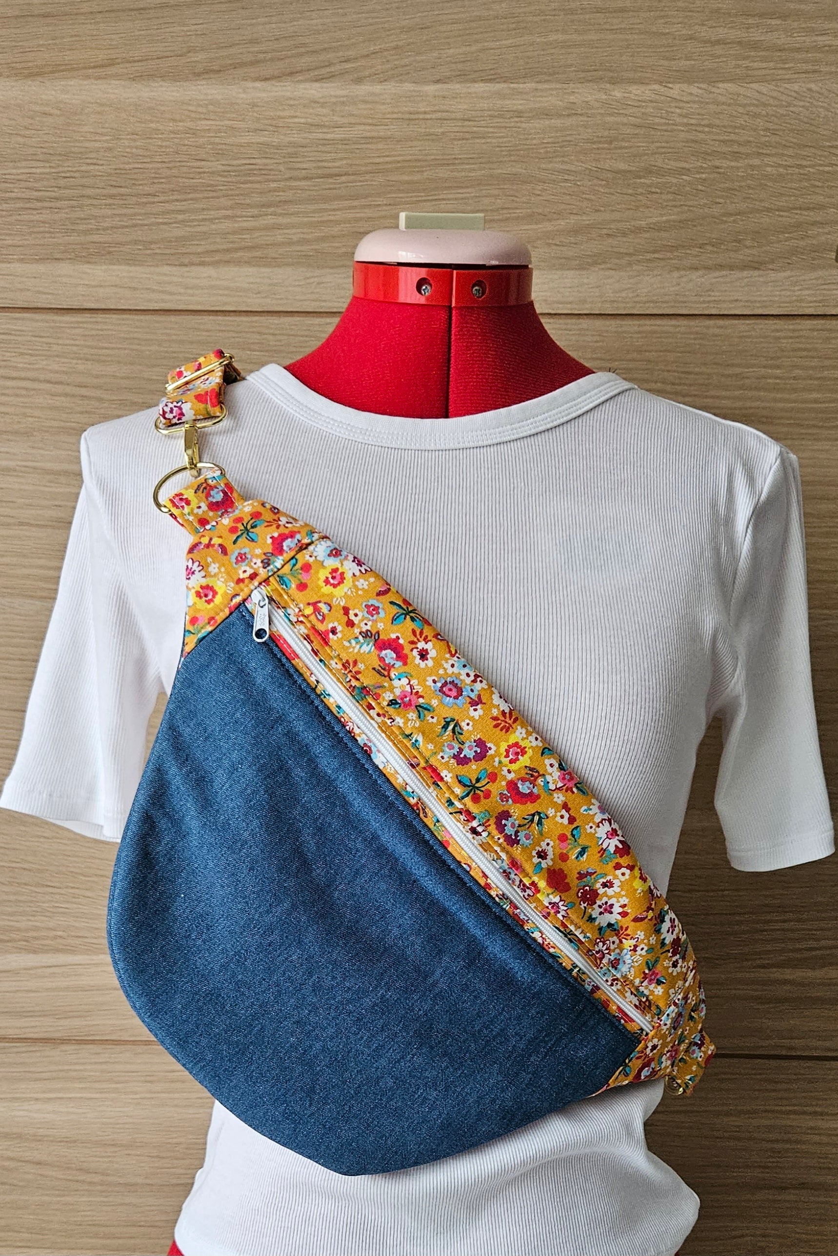 Sac banane Jean et Liberty adulte Collection Summer