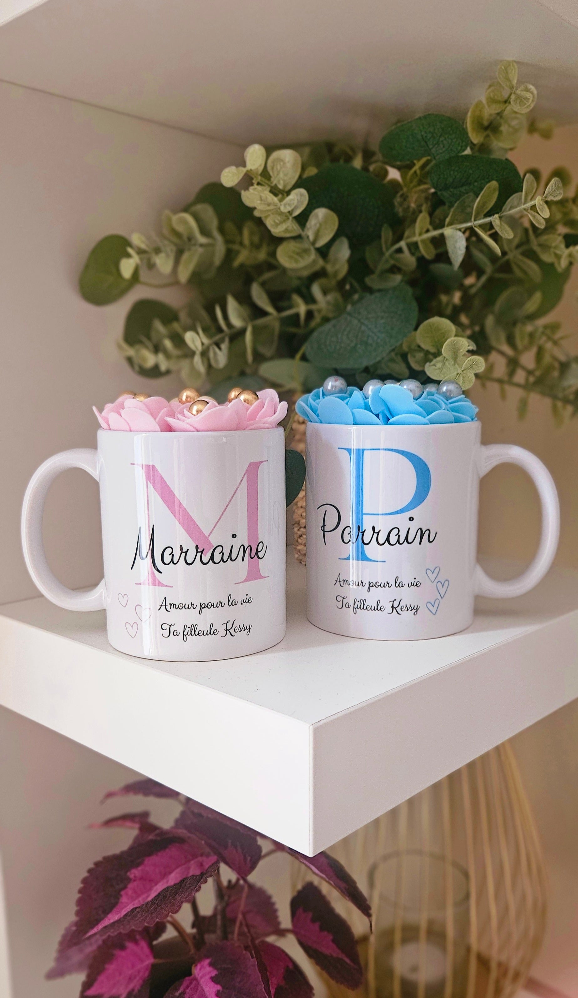 Collection Mugs “Parrain & Marraine” – Des cadeaux remplis d’amour 💝