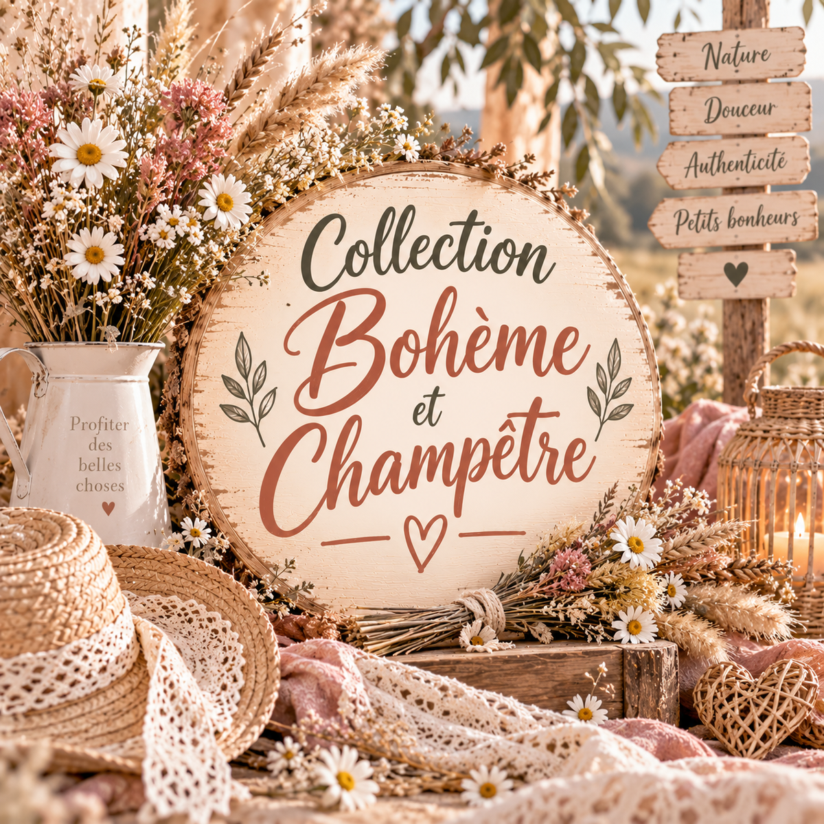 Baptême collection Champêtre