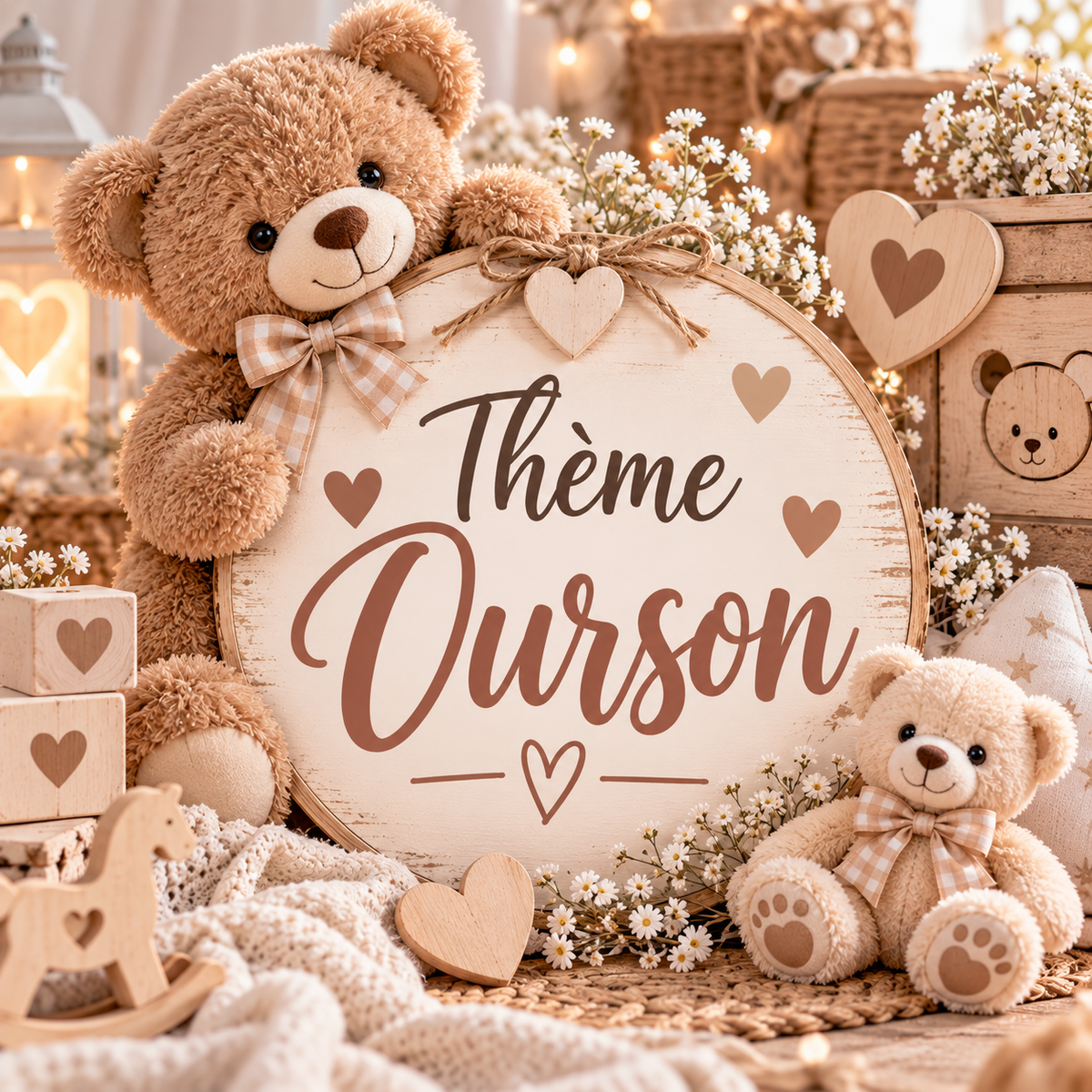 Baptême collection ourson