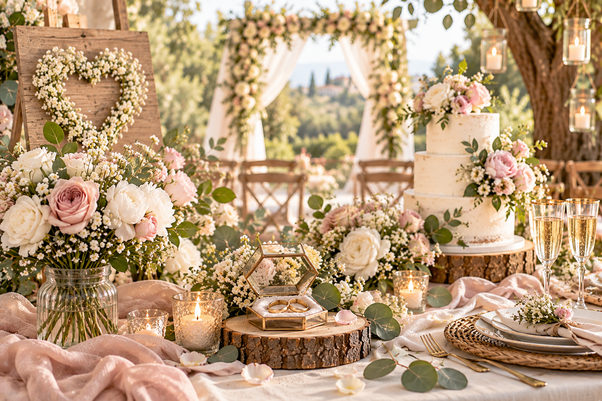 Collection mariage thème fleuri 🌸