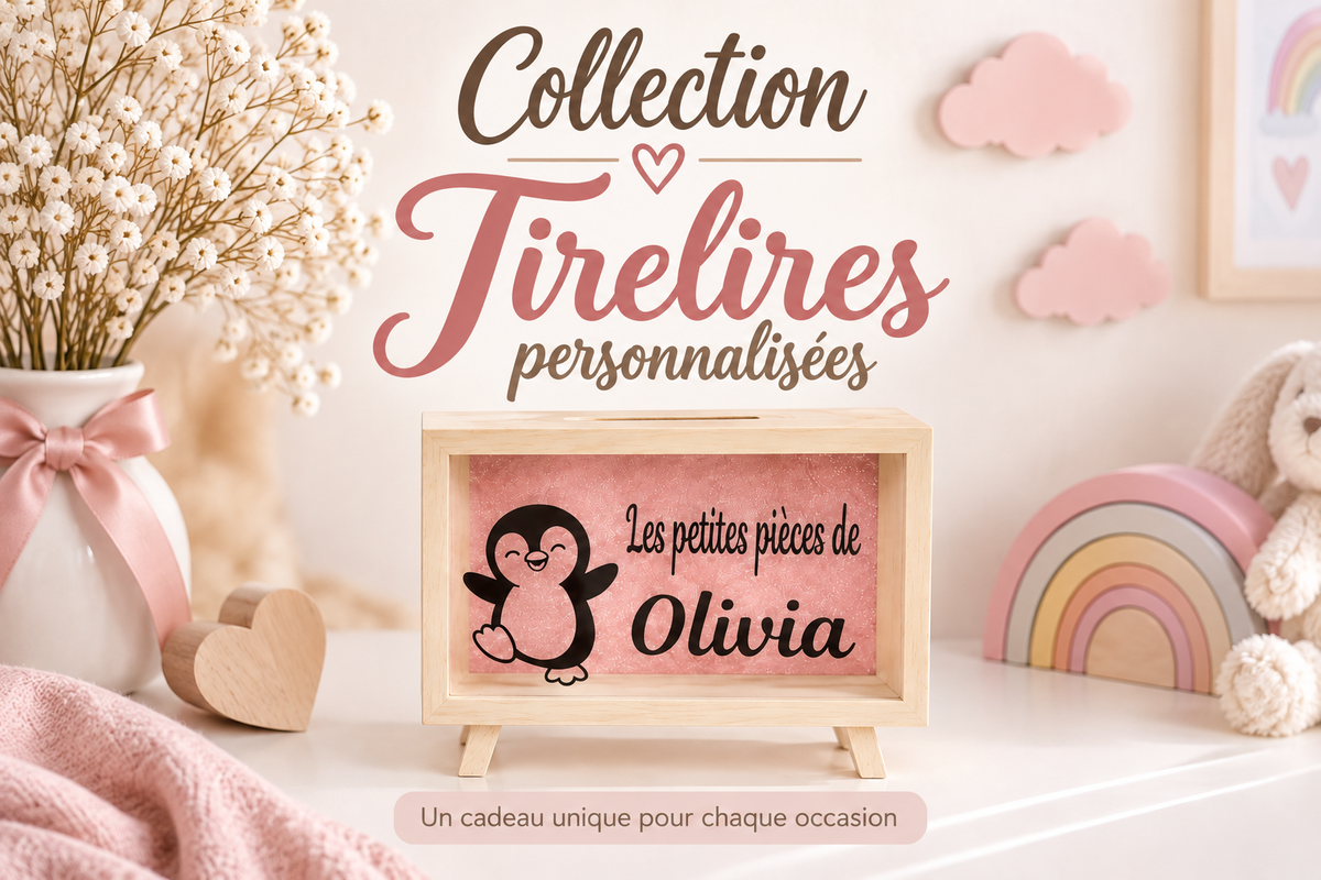 Tirelires personnalisées