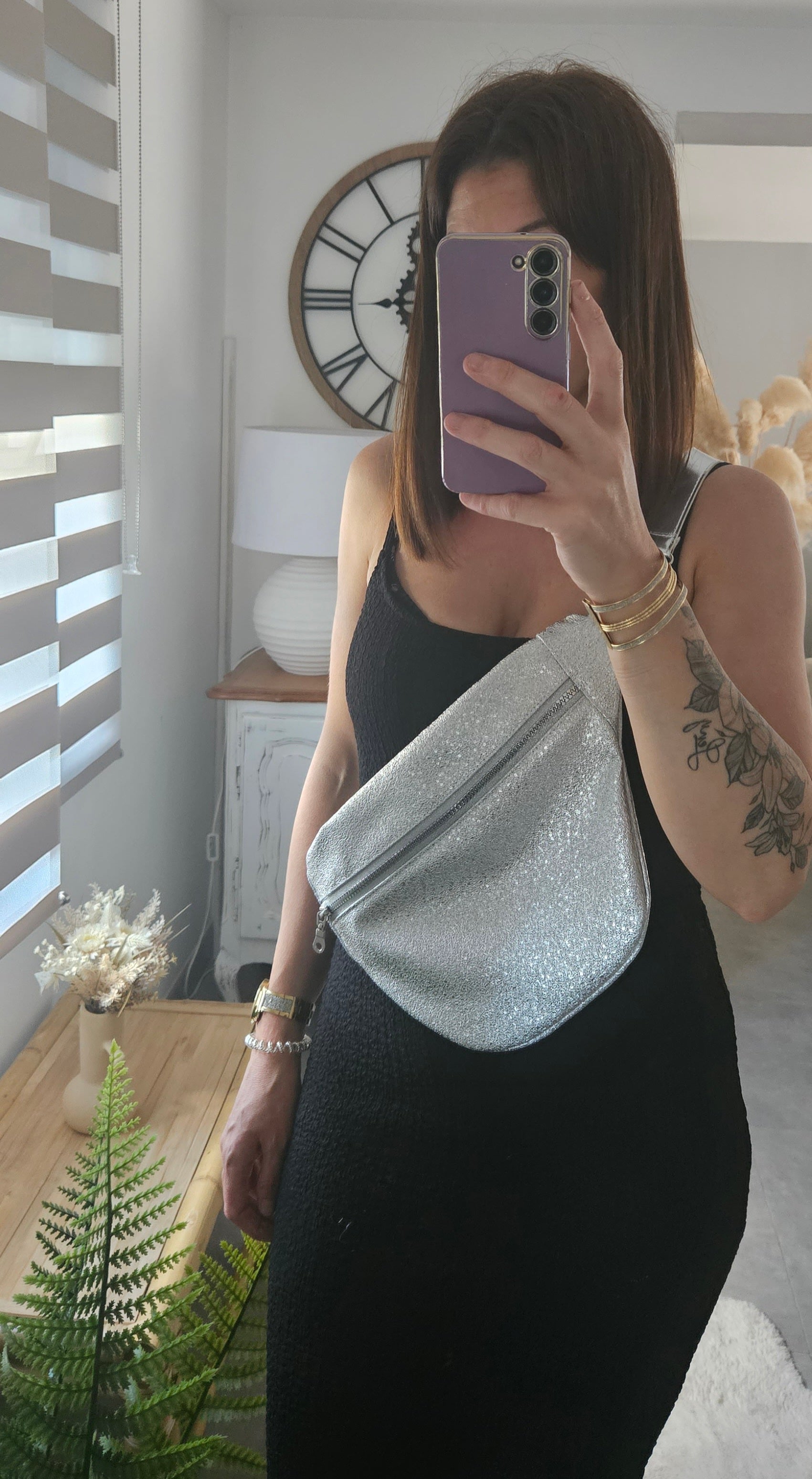 Sac banane simili cuir