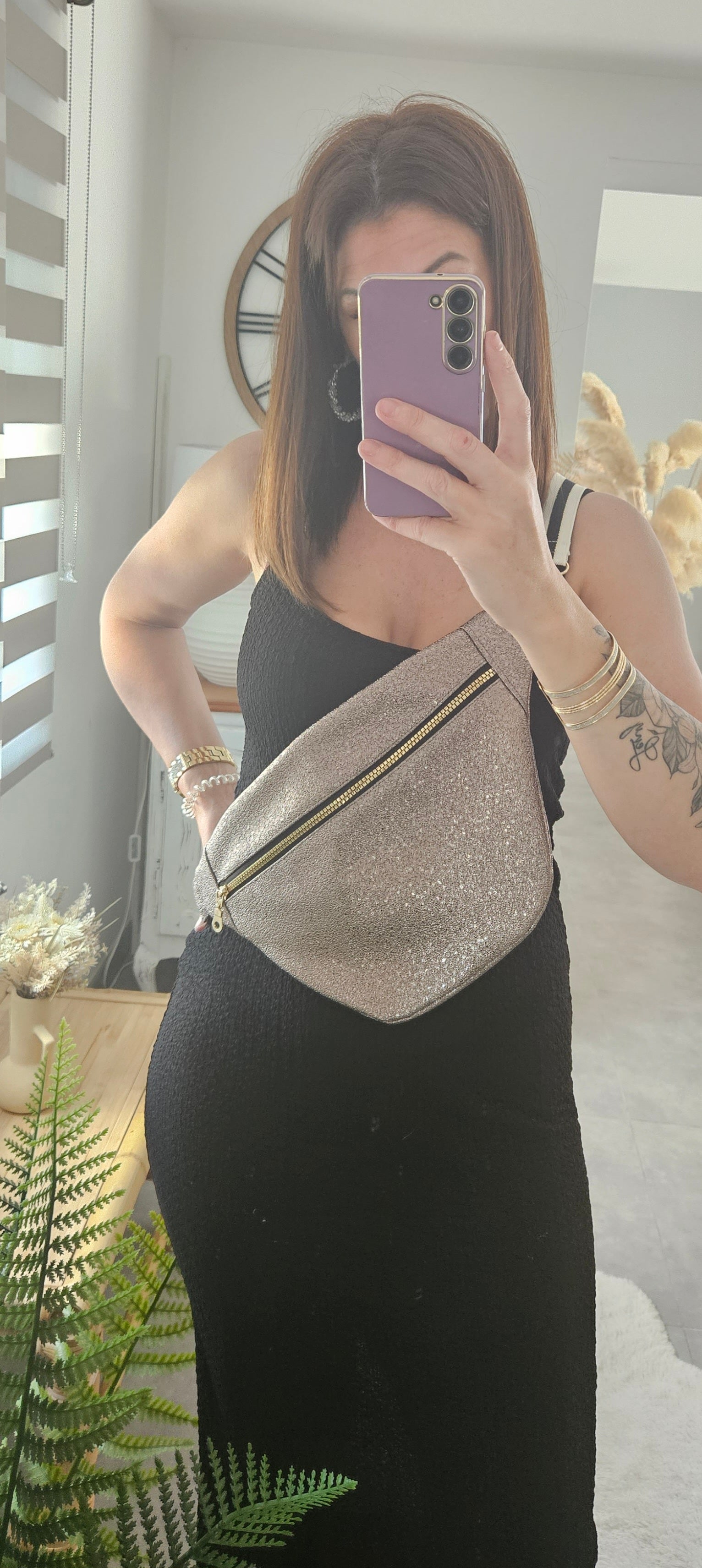 Sac banane simili cuir