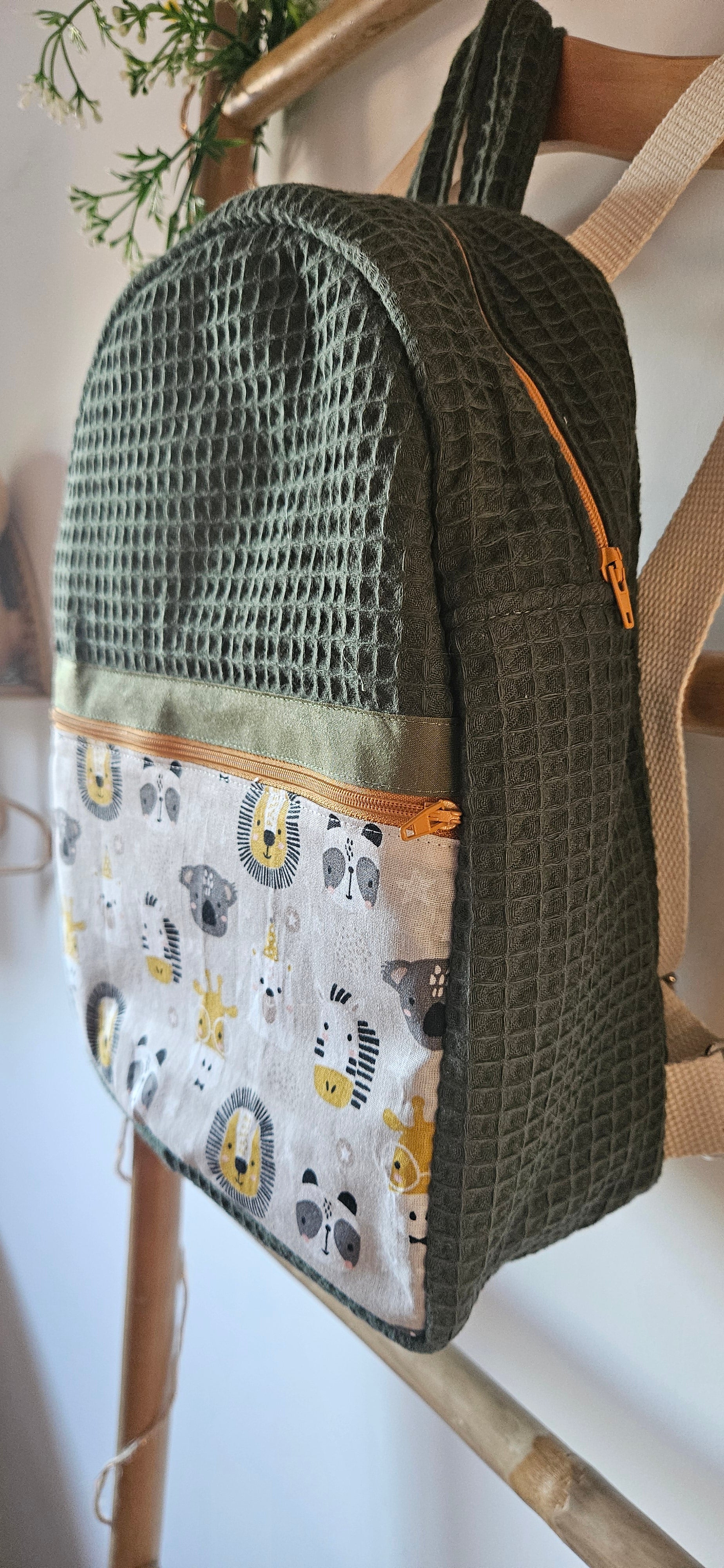 Sac à dos arrondi