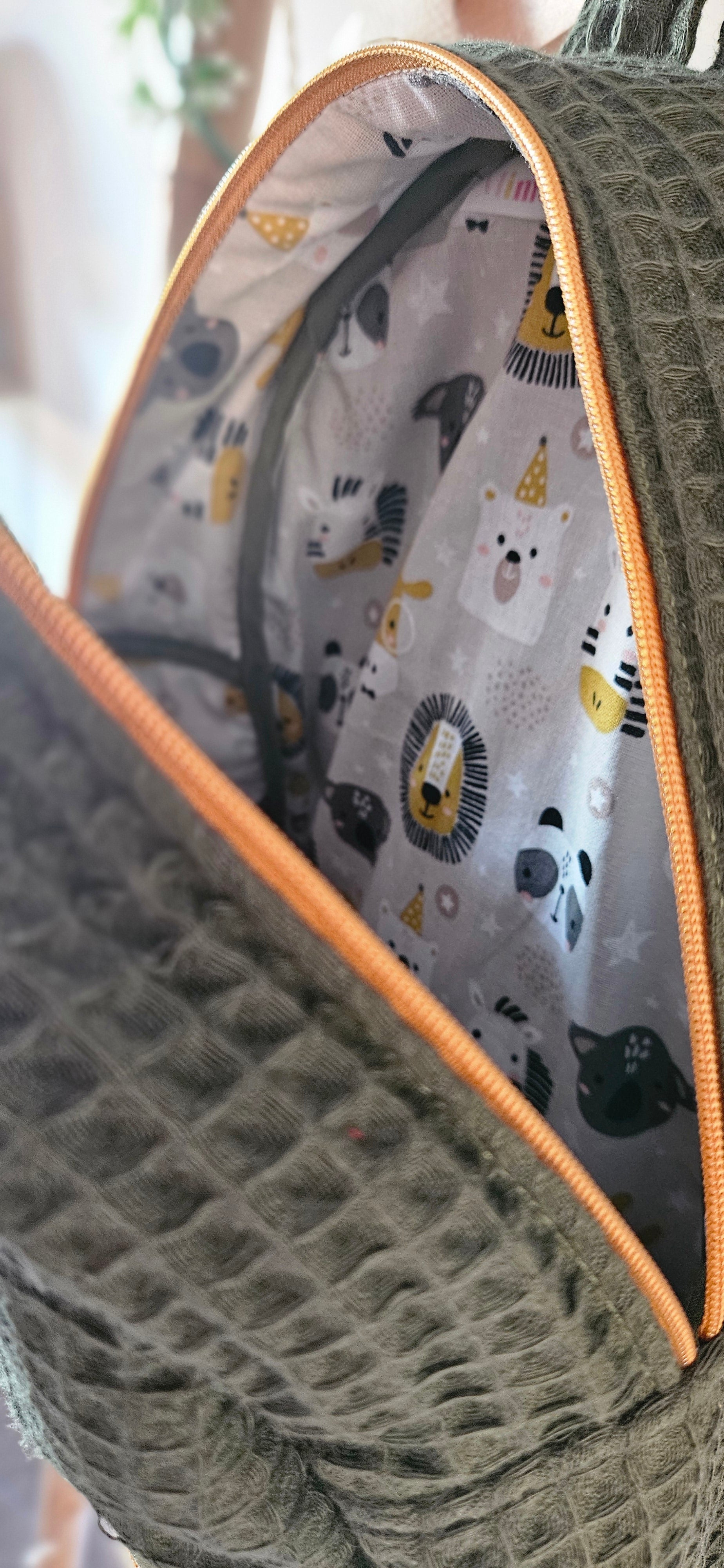 Sac à dos arrondi