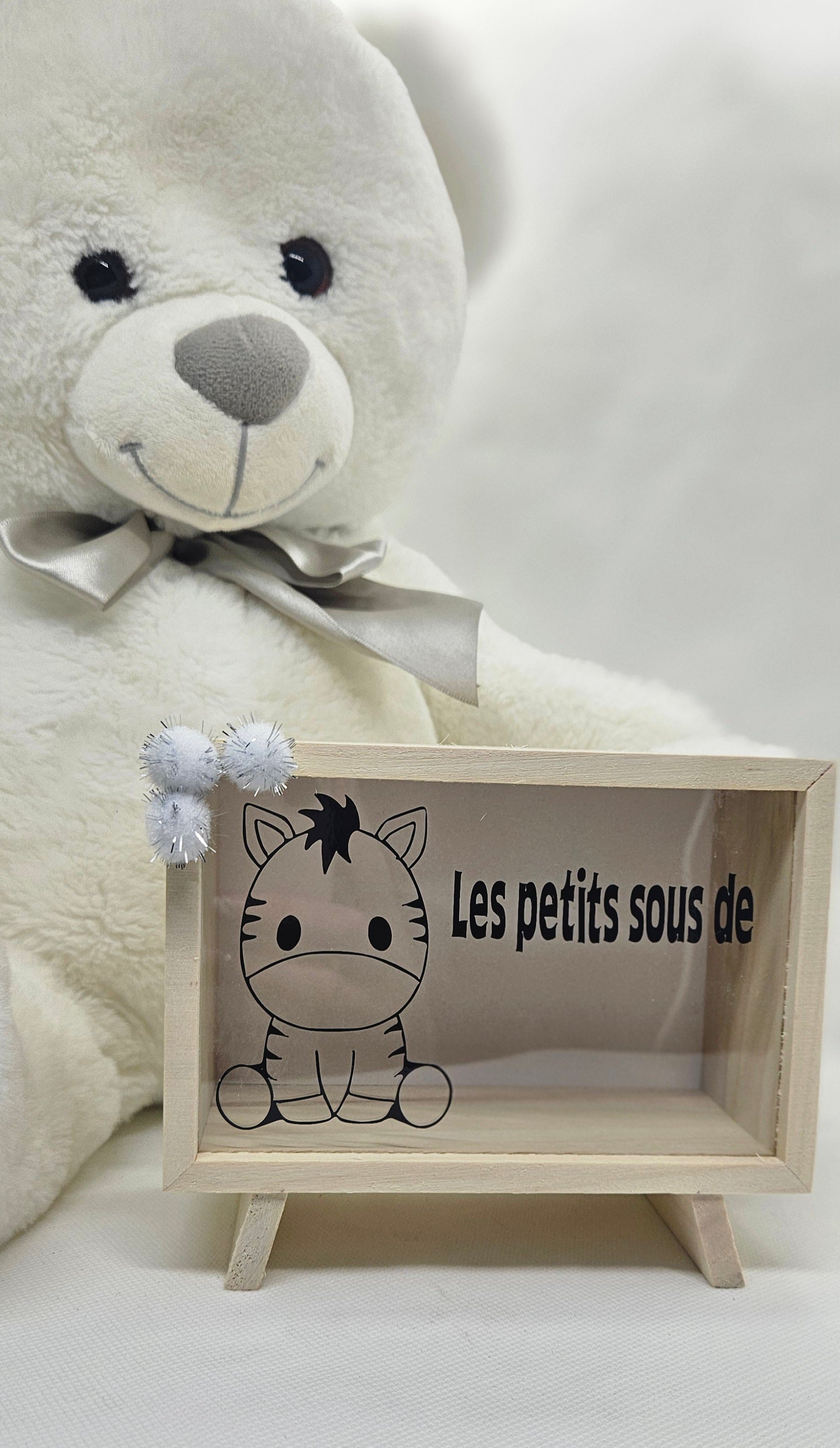 Tirelire bébé zèbre