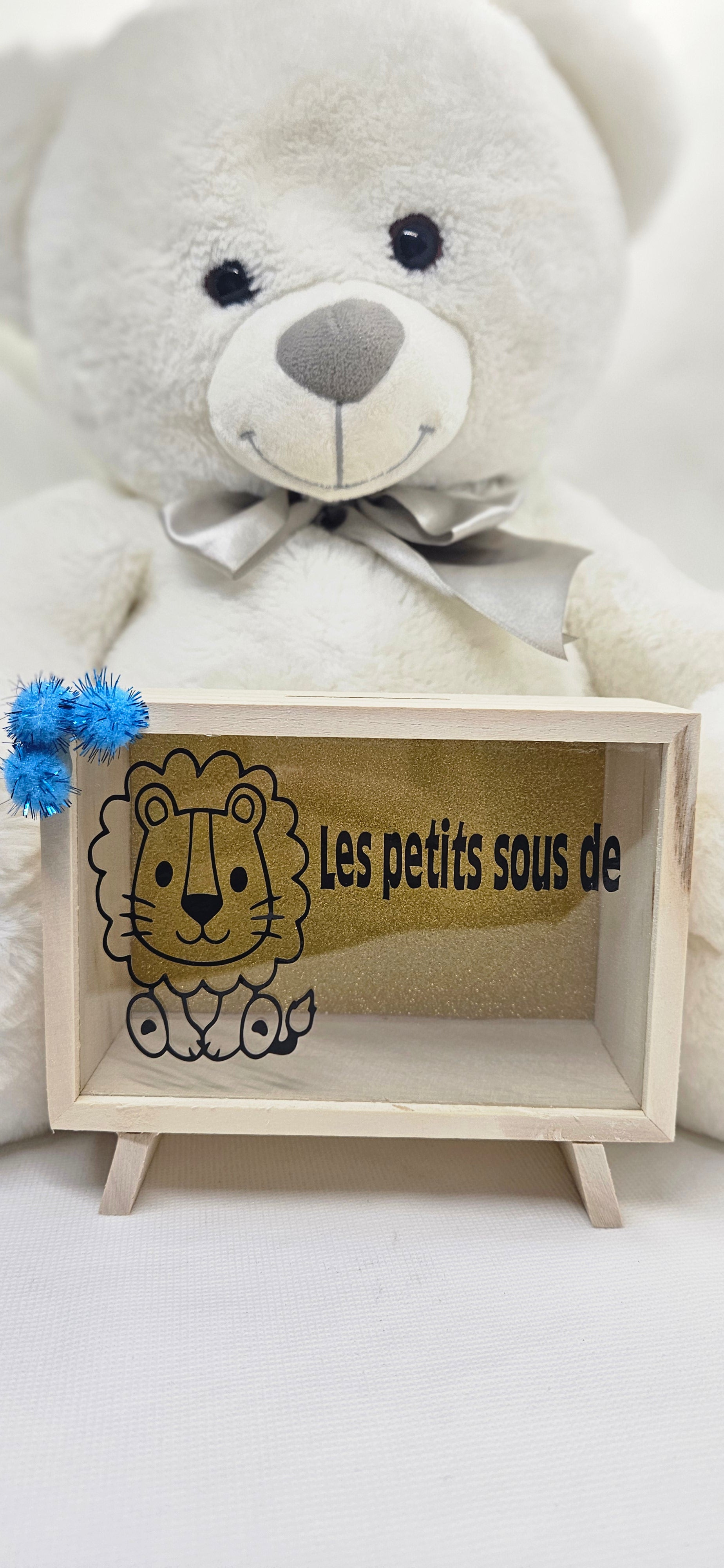 Tirelire bébé lion