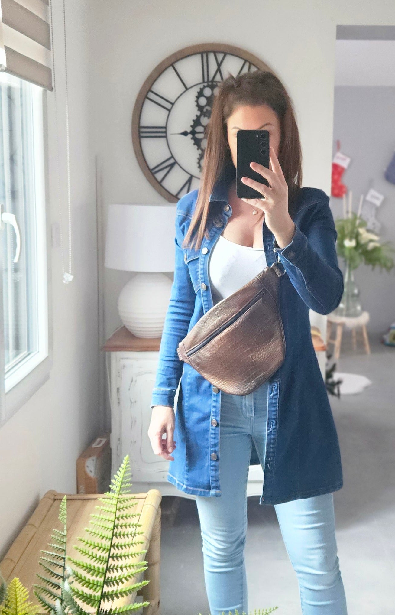 Sac banane simili cuir