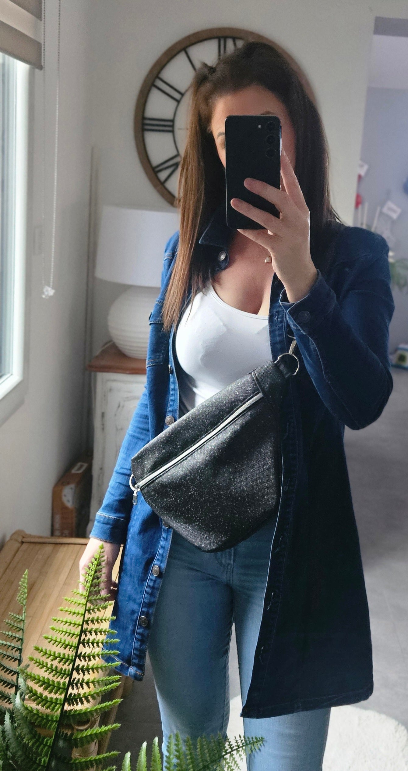 Sac banane simili cuir