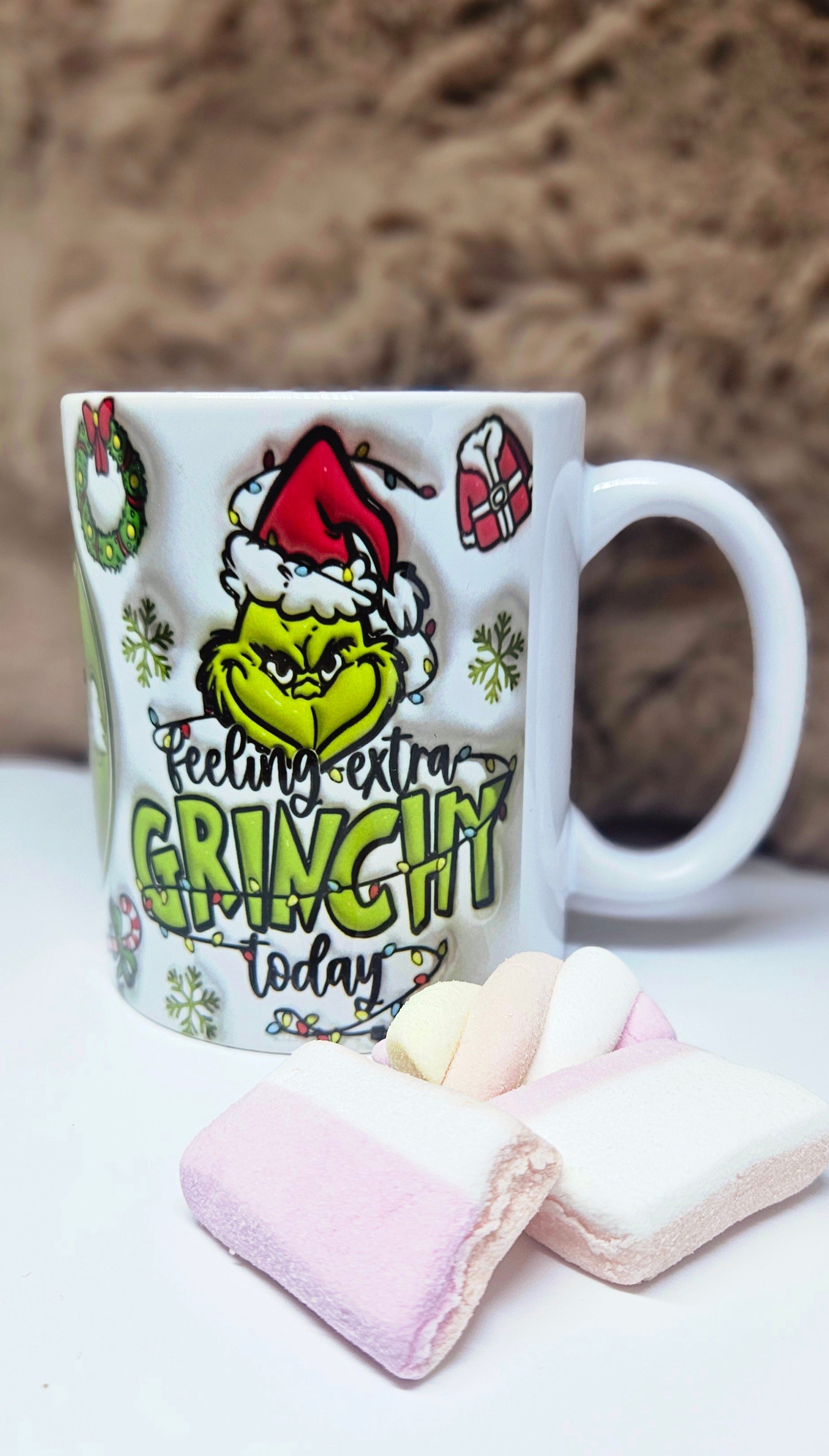 💚 Mug “Grinch Fuel” – Feeling Extra Grinchy Today 🎄