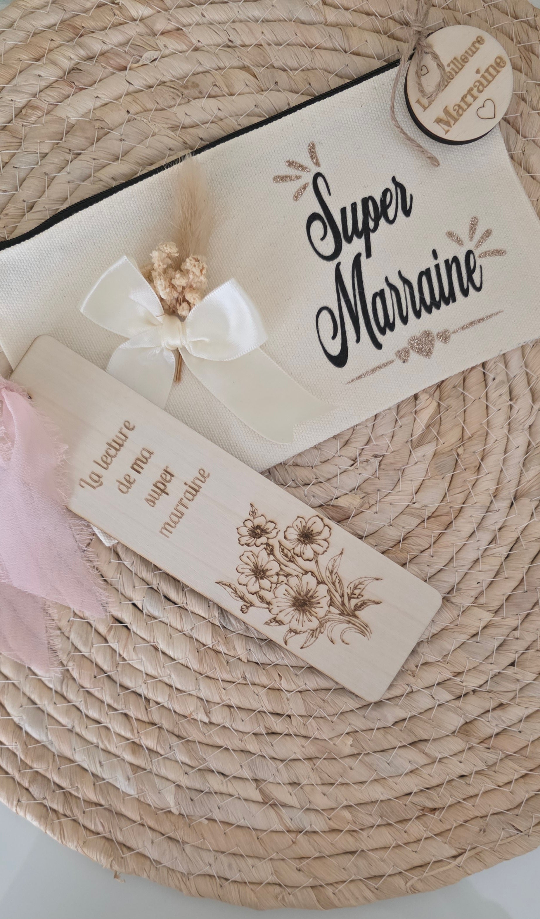 💛 Coffret “Super Marraine” – Un cadeau plein d’amour 💛