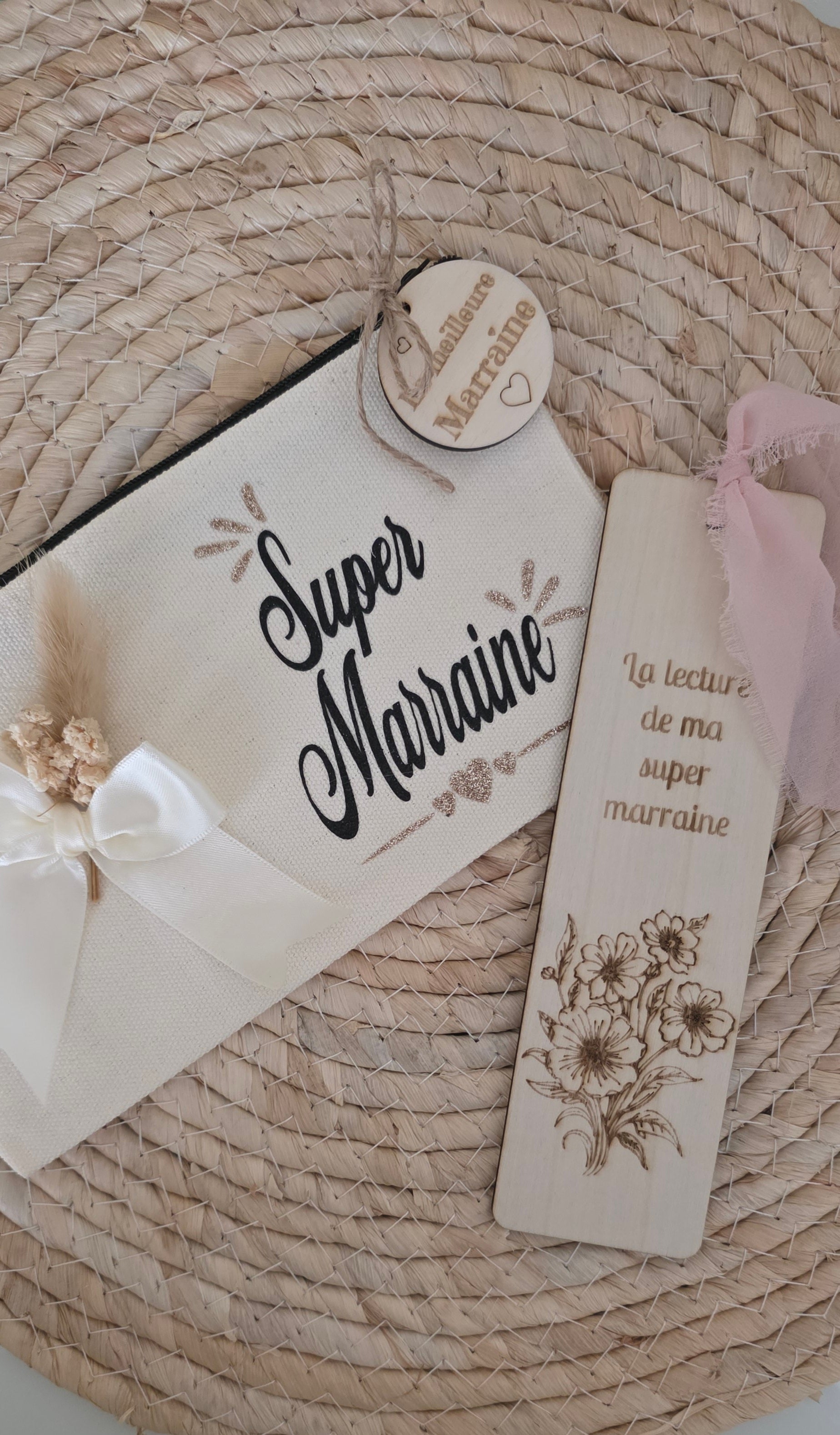 💛 Coffret “Super Marraine” – Un cadeau plein d’amour 💛