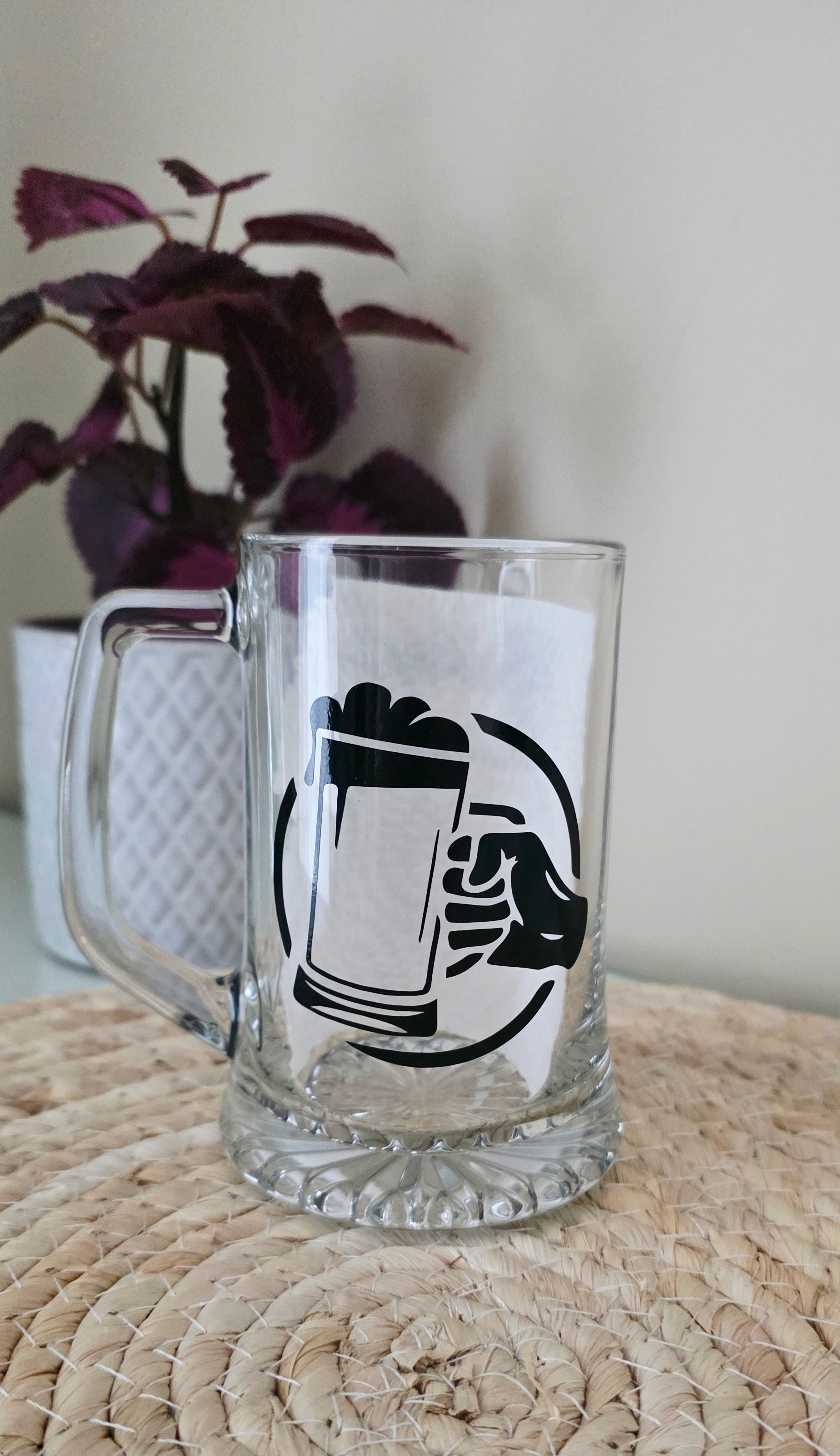 Verre à bière personnalisé 🍺 | Cadeau parrain, tonton, papa…
