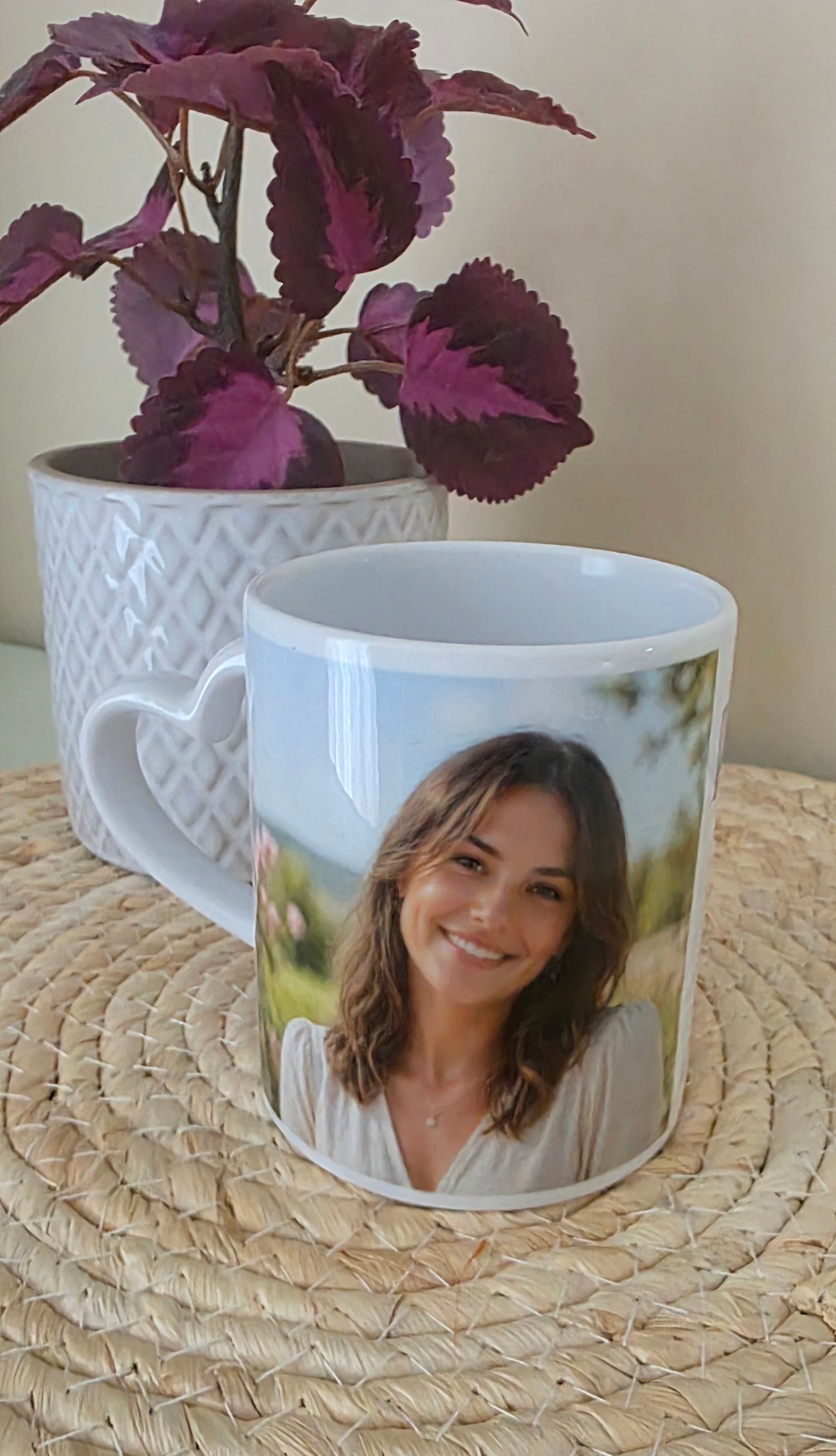 Coffret personnalisé Marraine 🎀 | Mug cœur, trousse & porte-clé