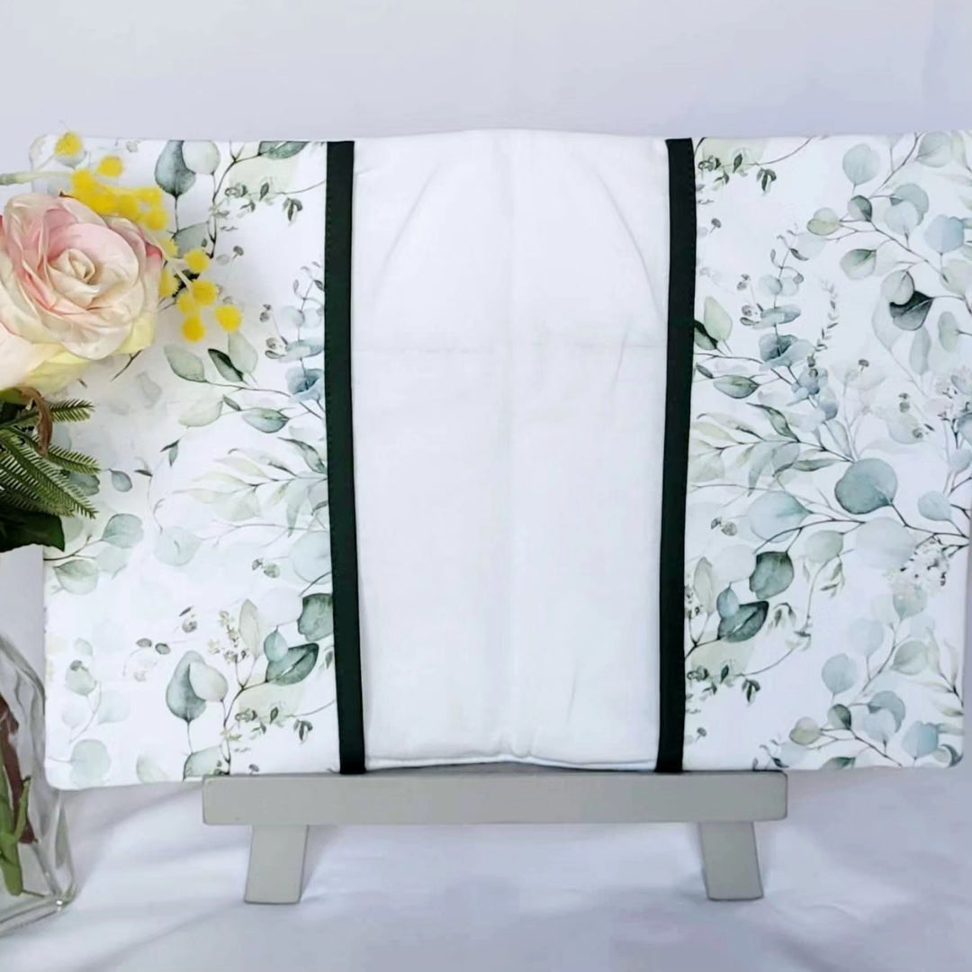 Protège carnet de santé feuilles d'Eucalyptus