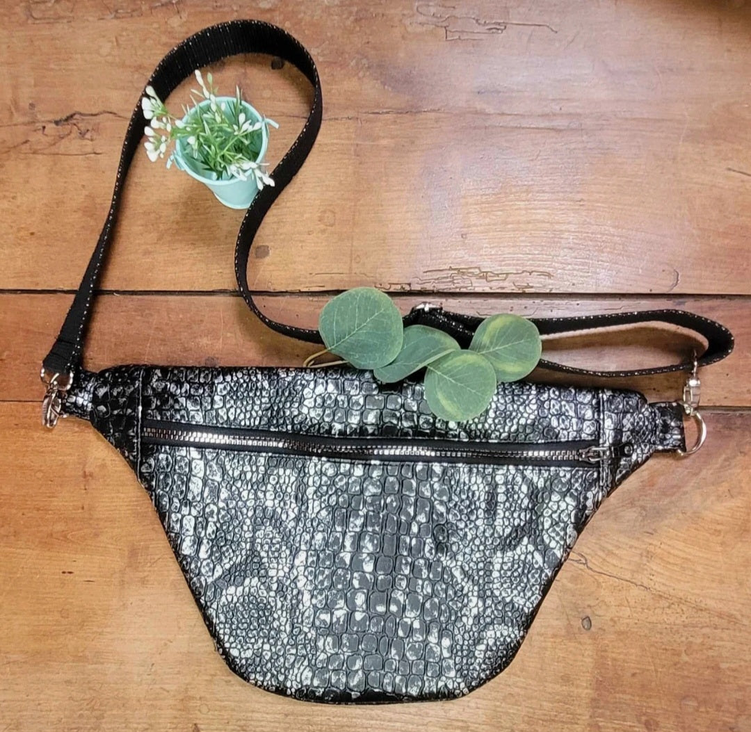 Sac banane simili cuir