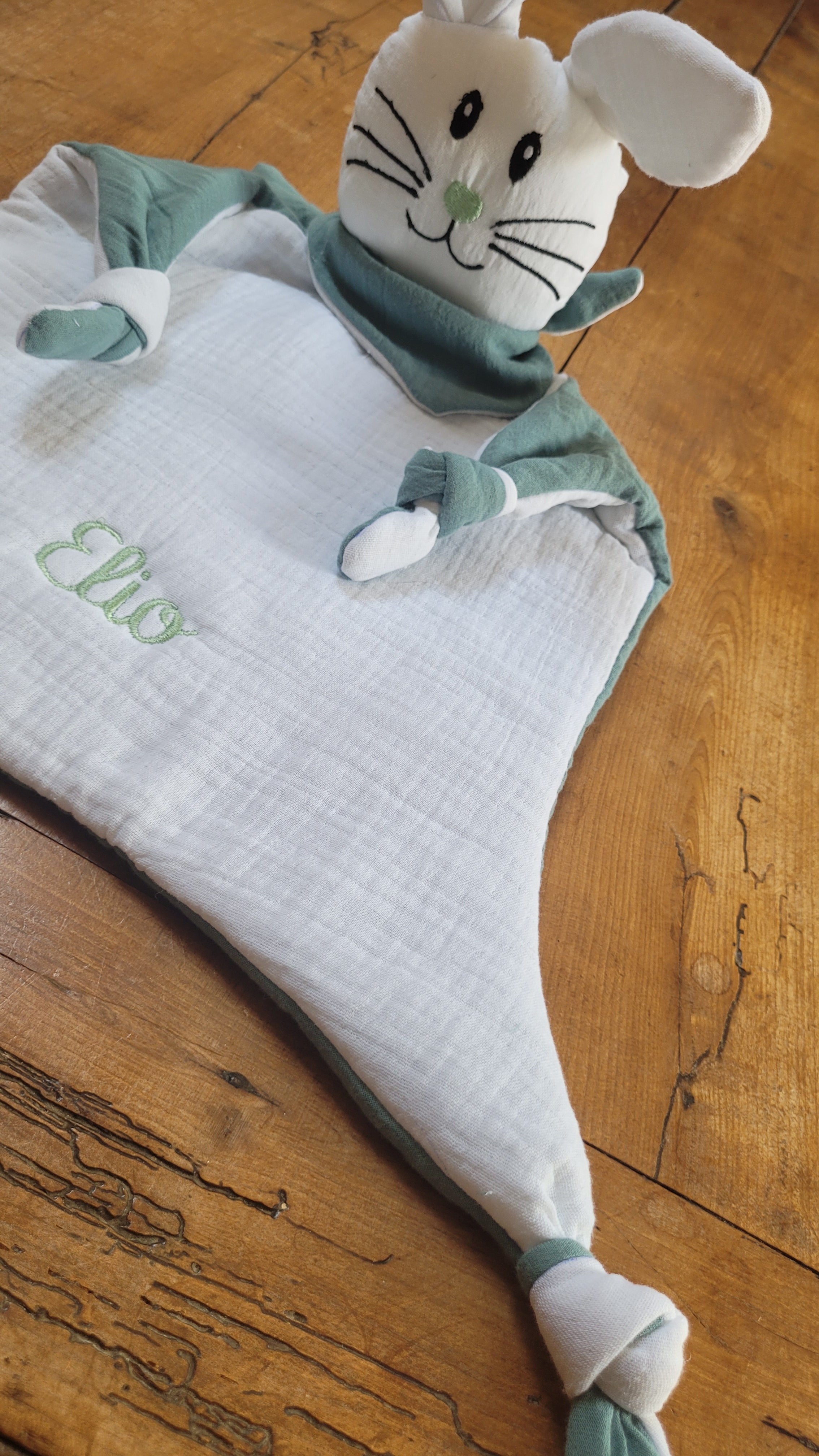 Doudou Lapin personnalisé