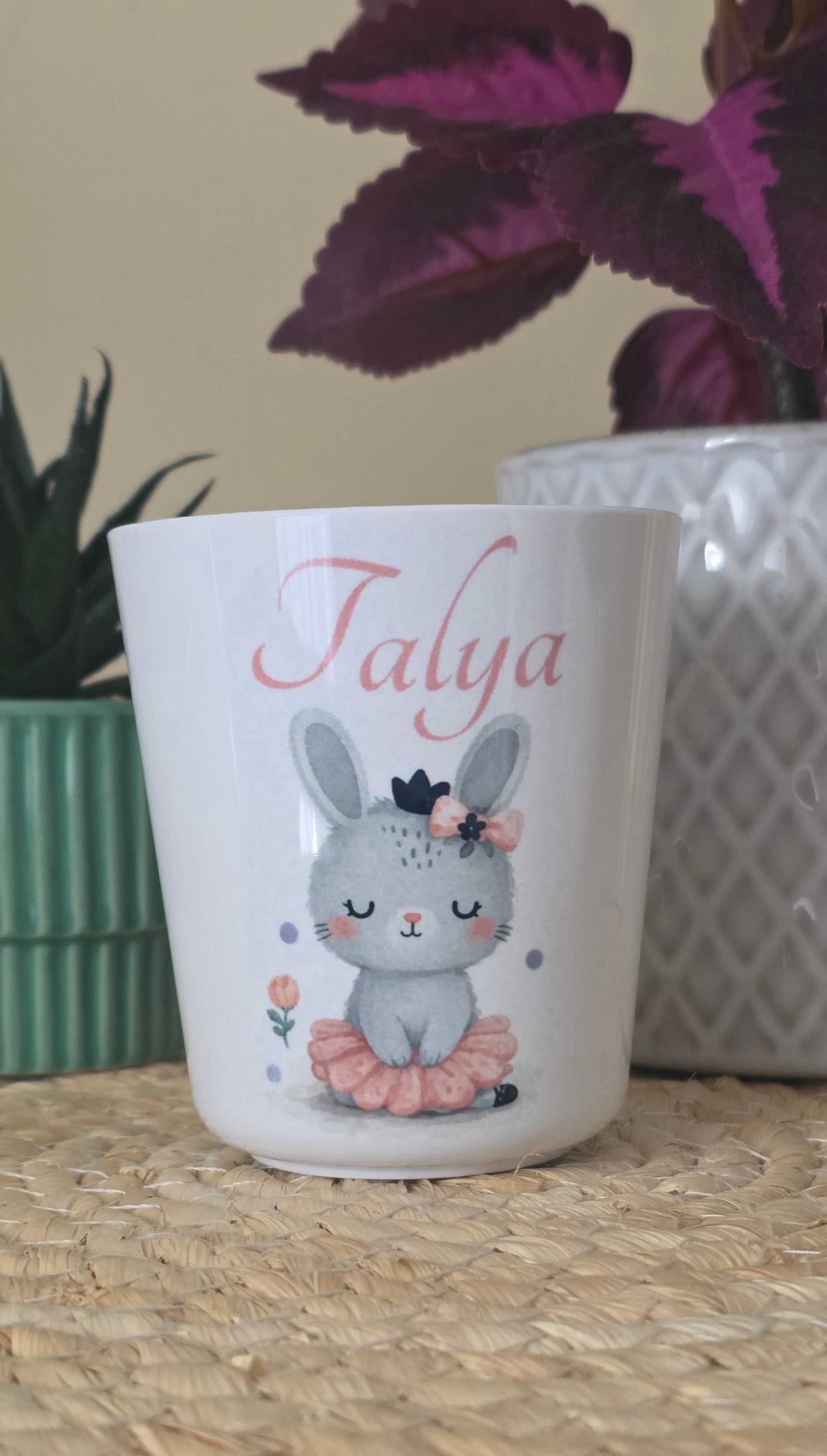 🐰 Gobelet personnalisé Lapin avec prénom – 25 cl