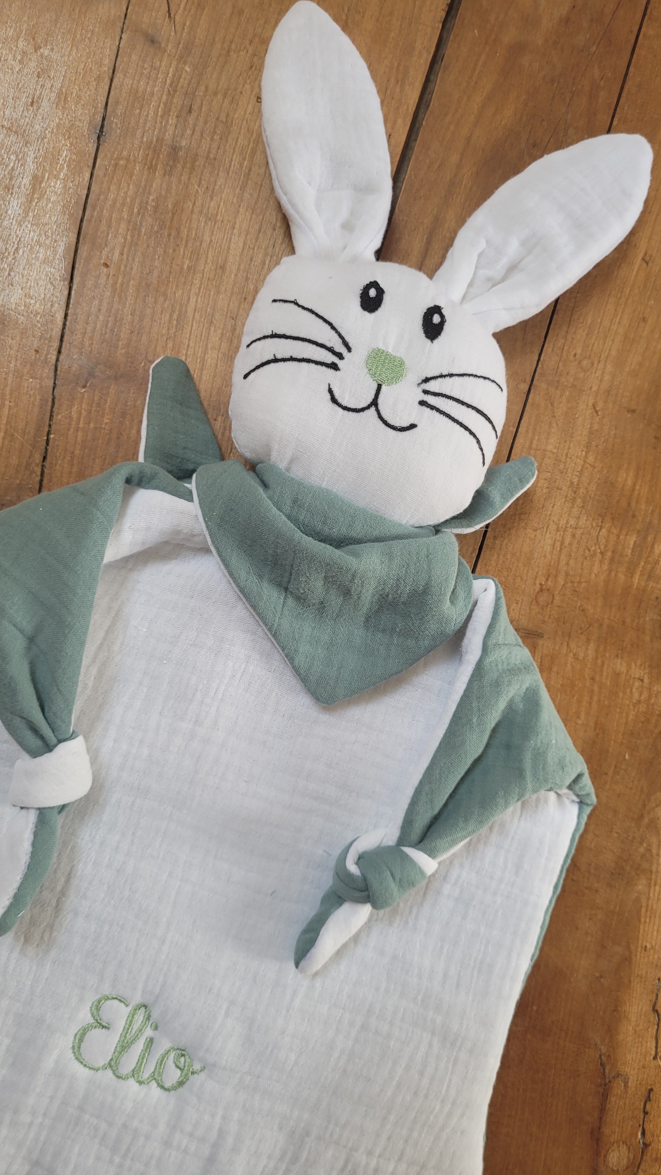 Doudou Lapin personnalisé