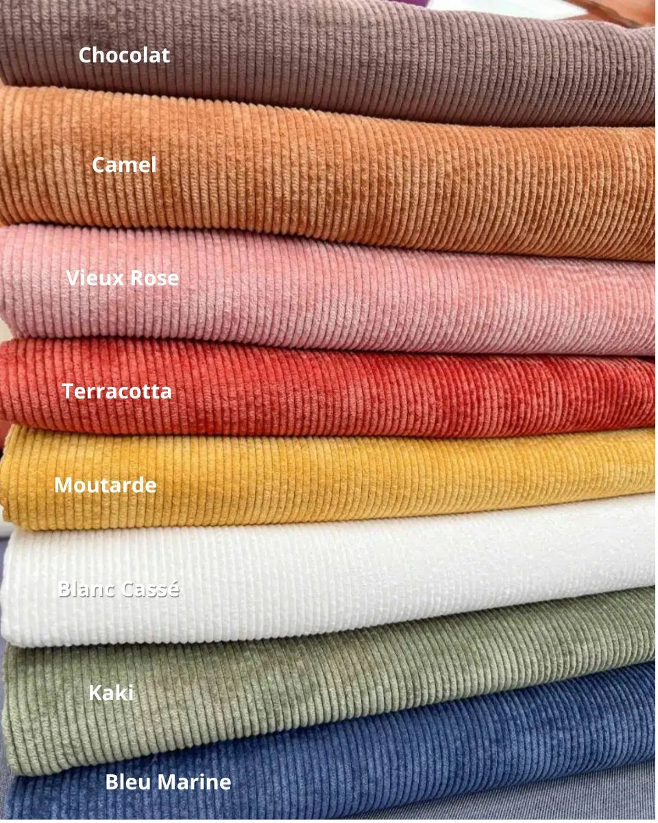 Sac banane velours côtelé
